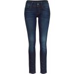 Blaue Unifarbene G-Star Lynn Skinny Jeans Raw aus Denim für Damen Größe XS Weite 31, Länge 32 