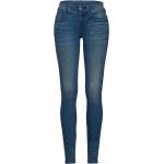 Blaue G-Star Lynn Skinny Jeans Raw aus Denim für Damen Größe XS Weite 31, Länge 34 