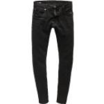 Schwarze Bestickte G-Star Raw Jeans mit Stickerei Raw mit Reißverschluss aus Baumwollmischung für Herren 