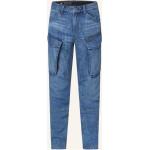 Blaue G-Star Raw Tapered Jeans Raw mit Knopf aus Baumwolle für Herren 
