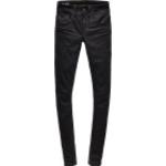 Schwarze G-Star Lynn Skinny Jeans Raw aus Denim für Damen Größe XS Weite 30, Länge 32 