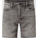 Anthrazitfarbene G-Star Raw Jeans-Shorts aus Baumwolle für Herren 