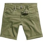 Grüne G-Star Raw Jeans-Shorts Raw aus Denim für Herren Größe 3 XL für den für den Sommer 