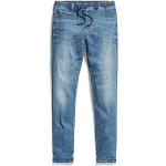 Reduzierte Indigofarbene G-Star 3301 Slim Jeans für Kinder aus Denim für Jungen 