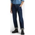 Indigofarbene G-Star Raw Nachhaltige Baggy Jeans & Loose Fit Jeans Raw mit Reißverschluss für Damen Größe XXL Weite 26, Länge 30 