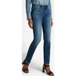 Indigofarbene Loose Fit G-Star Midge Stretch-Jeans Raw mit Reißverschluss aus Denim für Damen Größe XXL Weite 27, Länge 36 