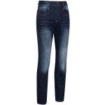 Blaue Bestickte Loose Fit G-Star New Radar Jeans mit Stickerei Raw aus Baumwolle für Herren Weite 27, Länge 34 