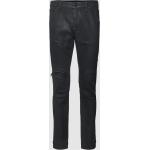 Schwarze G-Star Raw Skinny Jeans Raw mit Reißverschluss aus Baumwollmischung für Herren Größe XXL Weite 30, Länge 32 