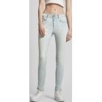 Blaue G-Star Raw Skinny Jeans Raw mit Reißverschluss aus Baumwollmischung für Damen Größe XS Weite 26, Länge 32 