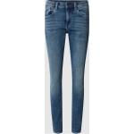 Blaue G-Star Raw Bio Skinny Jeans Raw mit Reißverschluss aus Baumwollmischung für Damen Größe XS Weite 25, Länge 32 
