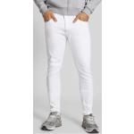 Weiße Unifarbene G-Star Raw Skinny Jeans Raw aus Baumwollmischung für Herren Weite 32, Länge 32 