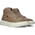 Reduzierte Taupefarbene G-Star Dexter High Top Sneaker & Sneaker Boots aus Leder für Herren Größe 46 