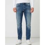 Blaue Loose Fit G-Star 3301 Tapered Jeans Raw aus Baumwolle für Herren Weite 32, Länge 32 