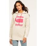 Reduzierte Graue G-Star Raw Damensweatshirts mit Kapuze Größe S 