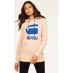Reduzierte Rosa G-Star Raw Damensweatshirts mit Kapuze Größe S 