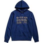 Blaue Casual G-Star Raw Rundhals-Ausschnitt Herrensweatshirts mit Kapuze Größe XXL 