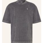Dunkelgraue G-Star Raw T-Shirts aus Baumwolle für Herren Übergrößen 