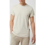 Offwhitefarbene Melierte G-Star Raw Bio T-Shirts aus Baumwolle für Herren Größe L 