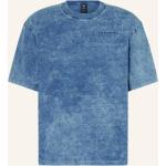 Indigofarbene G-Star Raw T-Shirts aus Baumwolle für Herren Übergrößen 