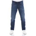 Blaue Unifarbene G-Star 3301 Jeans mit Stickerei Raw aus Baumwolle für Herren Weite 29 
