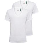 Reduzierte Weiße G-Star Base V-Ausschnitt T-Shirts aus Jersey für Herren Größe XXL 