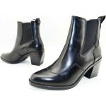 Schwarze G-Star Ankle Boots & Klassische Stiefeletten aus Leder für Damen Größe 38 