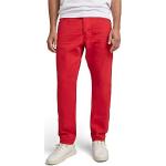Rote G-Star Straight Leg Jeans aus Denim für Herren Größe XXL 