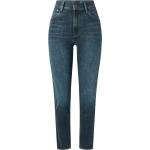 Cyanblaue G-Star Nachhaltige Slim Fit Jeans mit Reißverschluss aus Denim für Damen Größe XS Weite 29, Länge 34 