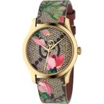 Rosa Wasserdichte Gucci G-Timeless Uhrenarmbänder für Damen 