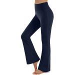 G4Free Yogahose (1-tlg) Damen Schlaghose, Yoga Hose Hohe Taille Sporthose Jazzpants, blau, Navy Blau