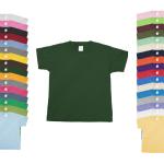 Goldene Kurzärmelige Gildan Kinder T-Shirts aus Baumwolle Größe 176 