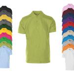 Schwarze Kurzärmelige Gildan Kurzarm-Poloshirts mit Knopf aus Baumwolle für Herren Größe S 