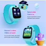Schwarze Smartwatches aus Nylon mit Kamera mit Schrittzähler für Kinder 