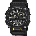 Schwarze Wasserdichte Casio G-Shock Quarz Kunststoffarmbanduhren Dornschließe stoßfest mit Kunststoff-Uhrenglas für Herren 