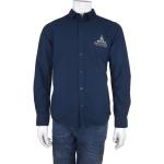 Marineblaue Sportliche Langärmelige Gaastra Kentkragen Hemden mit Kent-Kragen mit Knopf aus Baumwolle trocknergeeignet für Herren Größe XXL 