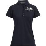 Reduzierte Marineblaue Bestickte Kurzärmelige Gaastra Damenpoloshirts & Damenpolohemden mit Knopf aus Baumwolle Größe XS 