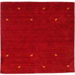 Reduzierte Rote Rugvista Quadratische Wollteppiche aus Wolle 200x200 