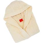 Unifarbene Gabelpoles Bademäntel mit Kapuze aus Frottee mit Kapuze für Herren Größe 3 XL 
