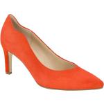 Orange Gabor Spitze High Heels & Stiletto-Pumps in Normalweite aus Veloursleder mit herausnehmbarem Fußbett für Damen Größe 40,5 mit Absatzhöhe 5cm bis 7cm 