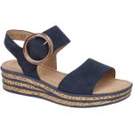 Gabor 44.550.16 blau - Riemchen Sandale für Damen