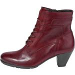 Rote Elegante Ankle Boots & Klassische Stiefeletten für Damen Größe 39 