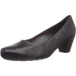 Schwarze Elegante Gabor Comfort Trichterabsatz High Heels & Stiletto-Pumps in Breitweite aus Glattleder für Damen Größe 38 