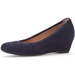 Reduzierte Blaue Gabor High Heels & Stiletto-Pumps in Breitweite für Damen Größe 40 