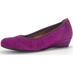 Mauvefarbene Gabor High Heels & Stiletto-Pumps aus Veloursleder für Damen Größe 43 
