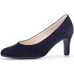 Blaue Gabor High Heels & Stiletto-Pumps in Normalweite aus Veloursleder für Damen Größe 42 