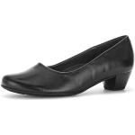 Schwarze Gabor High Heels & Stiletto-Pumps in Breitweite aus Glattleder für Damen Größe 43 