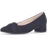 Blaue Gabor High Heels & Stiletto-Pumps in Breitweite aus Glattleder für Damen Größe 39 