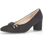 Reduzierte Schwarze Elegante Gabor High Heels & Stiletto-Pumps in Breitweite aus Glattleder für Damen Größe 39 