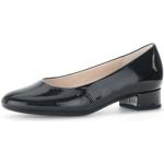 Schwarze Gabor High Heels & Stiletto-Pumps in Breitweite aus Glattleder für Damen Größe 39 