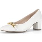 Weiße Gabor High Heels & Stiletto-Pumps in Normalweite aus Glattleder für Damen Größe 44 